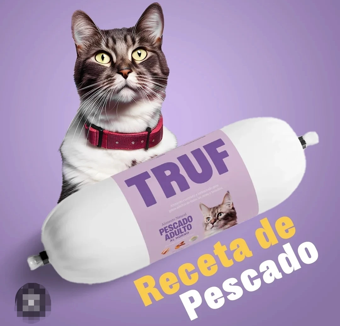 Alimento natural para gato, receta de pescado